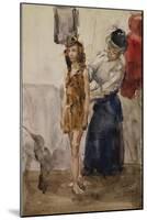 In the Dressing Room-Isaac Israels-Mounted Giclee Print