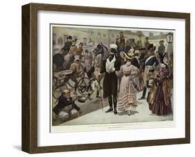 In the Early Days of Our Century, Piccadilly in 1800-Gordon Frederick Browne-Framed Giclee Print