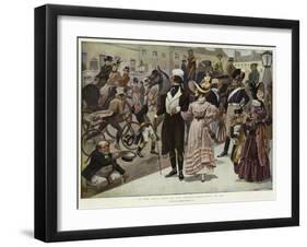 In the Early Days of Our Century, Piccadilly in 1800-Gordon Frederick Browne-Framed Giclee Print