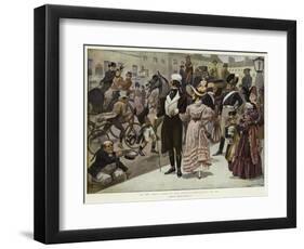 In the Early Days of Our Century, Piccadilly in 1800-Gordon Frederick Browne-Framed Premium Giclee Print