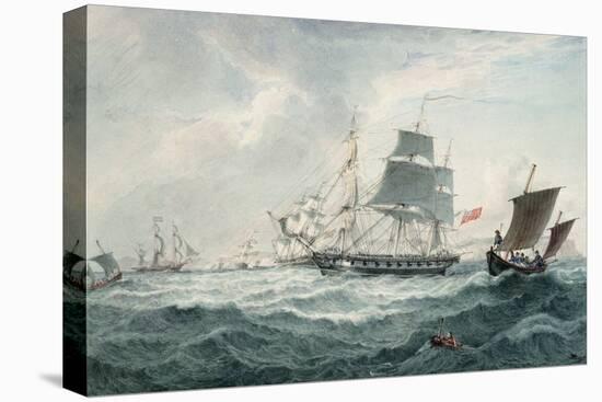 In the English Channel-Joseph Cartwright-Stretched Canvas