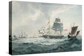 In the English Channel-Joseph Cartwright-Stretched Canvas