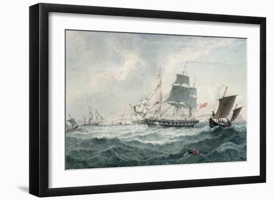 In the English Channel-Joseph Cartwright-Framed Giclee Print