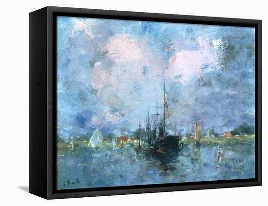 In the Environs of Rotterdam-Lucien Frank-Framed Stretched Canvas