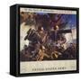 In the Face of Obstacles - Courage, Infantry-United States Army-null-Framed Stretched Canvas