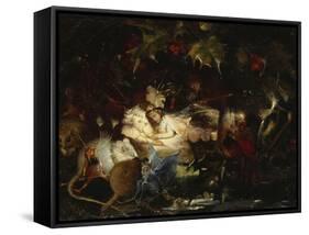 In the Fairy Bower-John Anster Fitzgerald-Framed Stretched Canvas