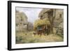 In the Farmyard-William Blacklock-Framed Giclee Print