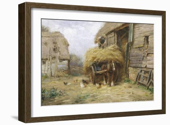 In the Farmyard-William Blacklock-Framed Giclee Print