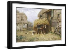 In the Farmyard-William Blacklock-Framed Giclee Print