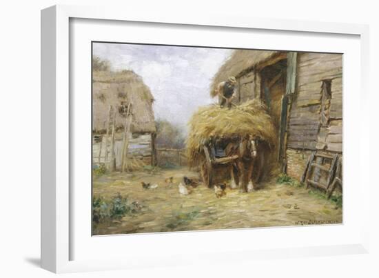 In the Farmyard-William Blacklock-Framed Giclee Print