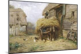 In the Farmyard-William Blacklock-Mounted Giclee Print