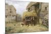 In the Farmyard-William Blacklock-Mounted Giclee Print