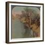 'In the Fayum, the richest Oasis in Egypt on Bahr Yussef (River Joseph), to the Nile', 1902-Elmer Underwood-Framed Photographic Print