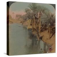 'In the Fayum, the richest Oasis in Egypt on Bahr Yussef (River Joseph), to the Nile', 1902-Elmer Underwood-Stretched Canvas