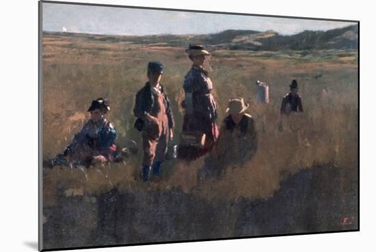 In the Field, C1875-Eastman Johnson-Mounted Giclee Print