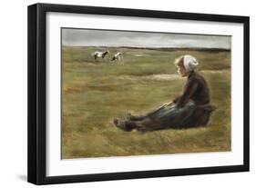 In the Field, C1890-Max Liebermann-Framed Giclee Print