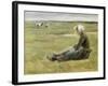 In the Field. Ca. 1890-Max Liebermann-Framed Giclee Print