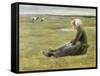 In the Field. Ca. 1890-Max Liebermann-Framed Stretched Canvas