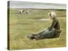 In the Field. Ca. 1890-Max Liebermann-Stretched Canvas