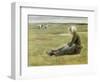 In the Field. Ca. 1890-Max Liebermann-Framed Giclee Print