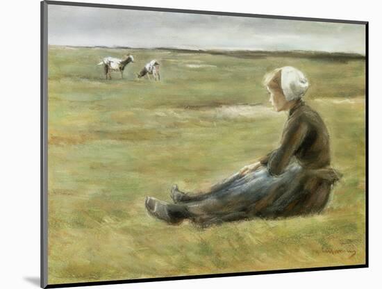 In the Field. Ca. 1890-Max Liebermann-Mounted Giclee Print