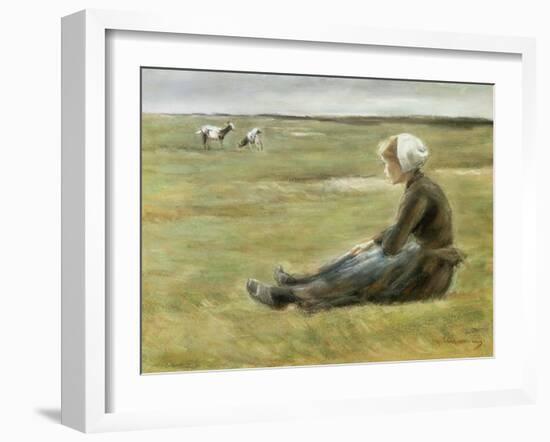 In the Field. Ca. 1890-Max Liebermann-Framed Giclee Print