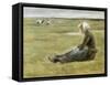 In the Field. Ca. 1890-Max Liebermann-Framed Stretched Canvas