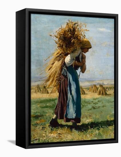 In the Fields, 1887-Julien Dupre-Framed Stretched Canvas