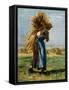 In the Fields, 1887-Julien Dupre-Framed Stretched Canvas