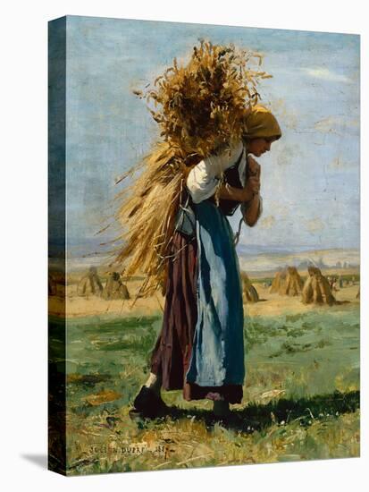In the Fields, 1887-Julien Dupre-Stretched Canvas