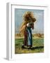 In the Fields, 1887-Julien Dupre-Framed Giclee Print