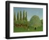 In the Fields, 1910-Henri Rousseau-Framed Giclee Print