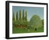 In the Fields, 1910-Henri Rousseau-Framed Giclee Print