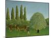 In the Fields, 1910-Henri Rousseau-Mounted Giclee Print