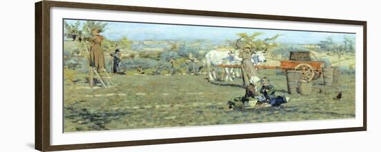 In the Fields, Ca 1891-Niccolo Cannicci-Framed Giclee Print