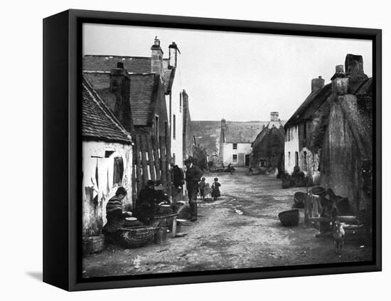 In the Fishertown, Cromarty, Scotland, 1924-1926-Valentine & Sons-Framed Stretched Canvas