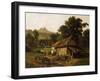 In the Foothills, 1861-Albert Bierstadt-Framed Giclee Print