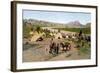 In the Foothills of the Rockies, 1898-Henry F. Farny-Framed Giclee Print