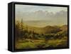 In the Foothills of the Rockies-Albert Bierstadt-Framed Stretched Canvas