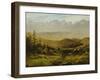 In the Foothills of the Rockies-Albert Bierstadt-Framed Giclee Print