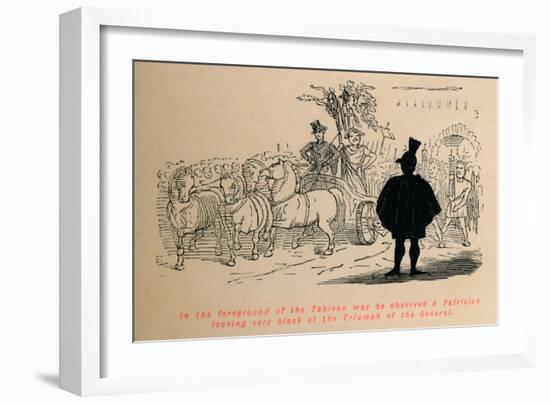 In the foreground of the Tableau may be observed a Patrician-John Leech-Framed Giclee Print