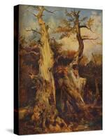 'In the Forest', c19th century-James Ward-Stretched Canvas