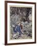 In the Forked Glen into Which He Slipped at Night-Fall He Was Surrounded by Giant Toads-Arthur Rackham-Framed Giclee Print