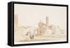 In the Forum, Rome-William Wood Deane-Framed Stretched Canvas