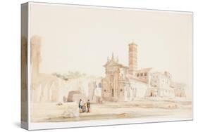 In the Forum, Rome-William Wood Deane-Stretched Canvas