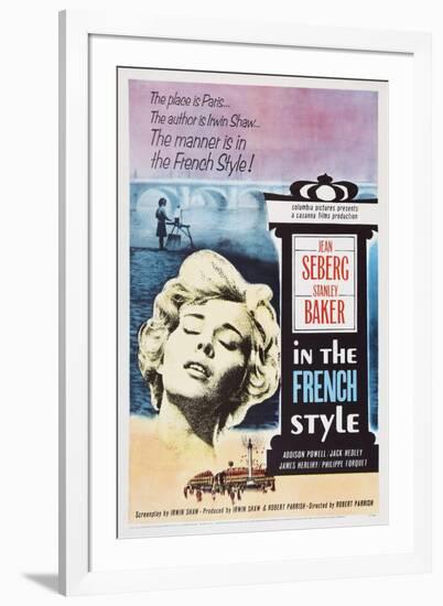 In the French Style, Jean Seberg, 1963-null-Framed Art Print