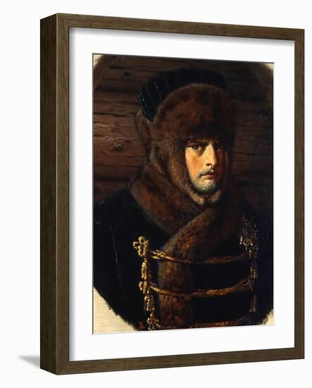 In the Frost, Napoleon in Winter Dress, 1899-1900-Vasili Vasilievich Vereshchagin-Framed Giclee Print