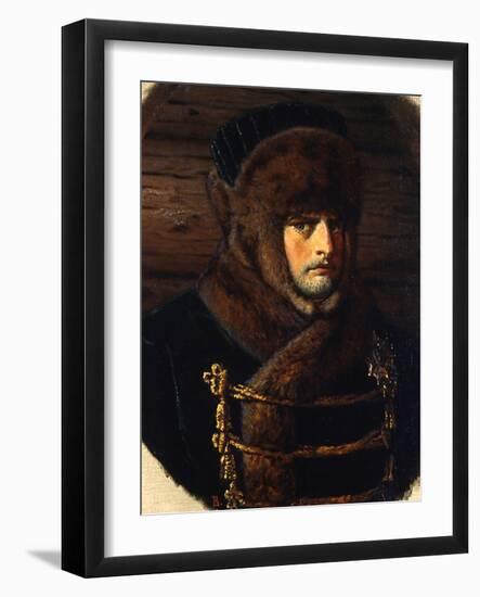 In the Frost, Napoleon in Winter Dress, 1899-1900-Vasili Vasilievich Vereshchagin-Framed Giclee Print