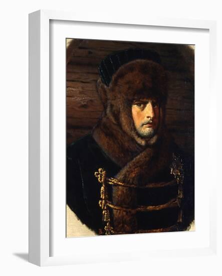 In the Frost, Napoleon in Winter Dress, 1899-1900-Vasili Vasilievich Vereshchagin-Framed Giclee Print