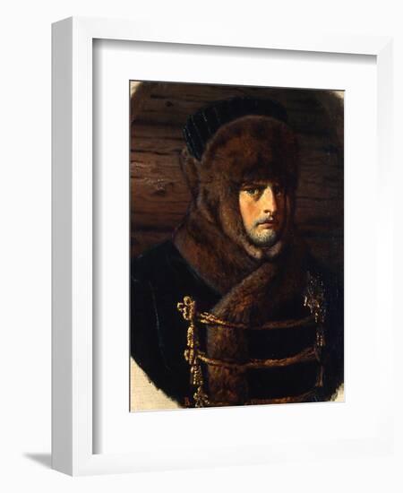 In the Frost, Napoleon in Winter Dress, 1899-1900-Vasili Vasilievich Vereshchagin-Framed Giclee Print